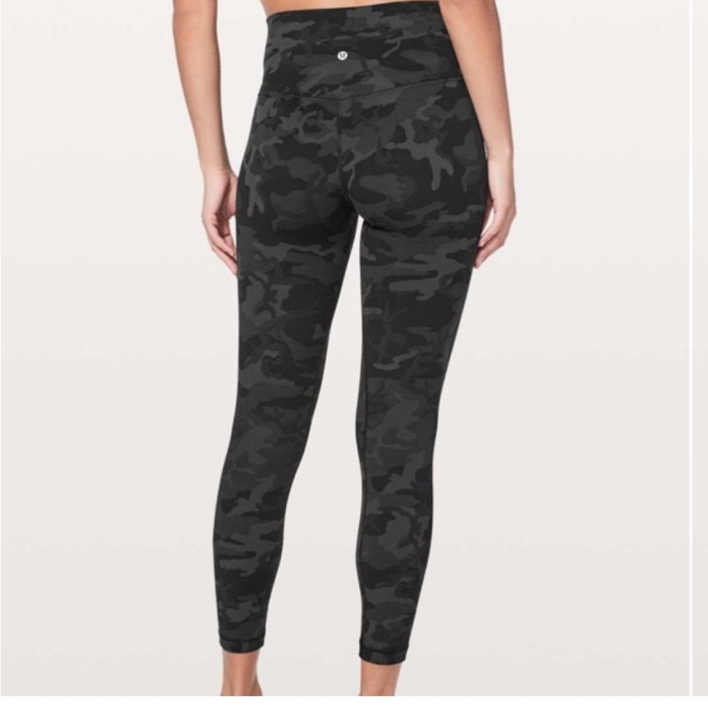 Lululemon align black incognito camo 28” pant